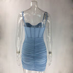 Cupid's Dream Mini Dress Blue
