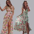 Rebeca Aesthetic Women's Summer Maxi Dress with Print Designer Edit