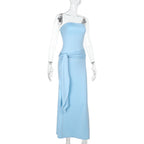 Crawley Maxi Dress Blue