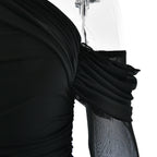 Soprano One Shoulder Dress Black