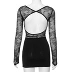 Moonlit Dream Dress Black
