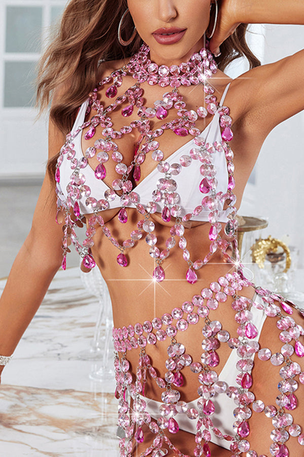Sexy -stitched Hollow Suit