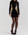 Brooke Elevated Printed Fashionable Mini Dress Evening Wear Edit