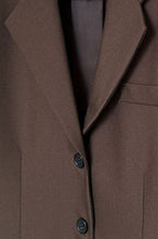 Vintage Casual Long Sleeve Blazer