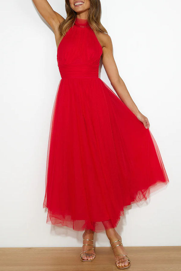 Sofía Aesthetic Dress with Long Skirt Elevated Occasion Wear