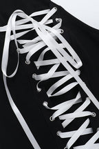 Street Halter Tie Gothic Dress