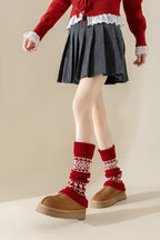 Ribbed Slouchy Leg Warmers
