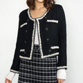 Jacey Black Double Breasted Jacket