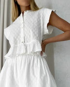 Dionisia Elegant Structured Dress Set for Women Relaxed Modern Fit