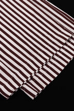 Office Striped Tank Top Wide Leg High Rise Pants Set