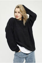 Loose Fit Pullover Knit Sweater
