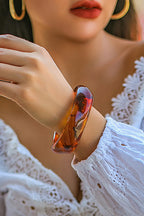 Simple Irregular Geometric Shape Acrylic Bracelet