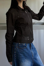 Minimalist Cargo Lapel Jacket