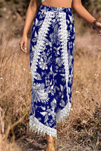 Loose Print Fashion Casual Lace Pants
