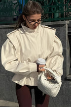 Relaxed Fit Notch Collar Belted Coat