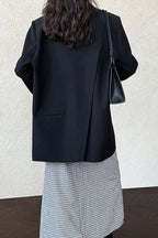 Split Back Relaxed Fit Blazer