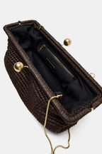WOVEN CLUTCH BAG