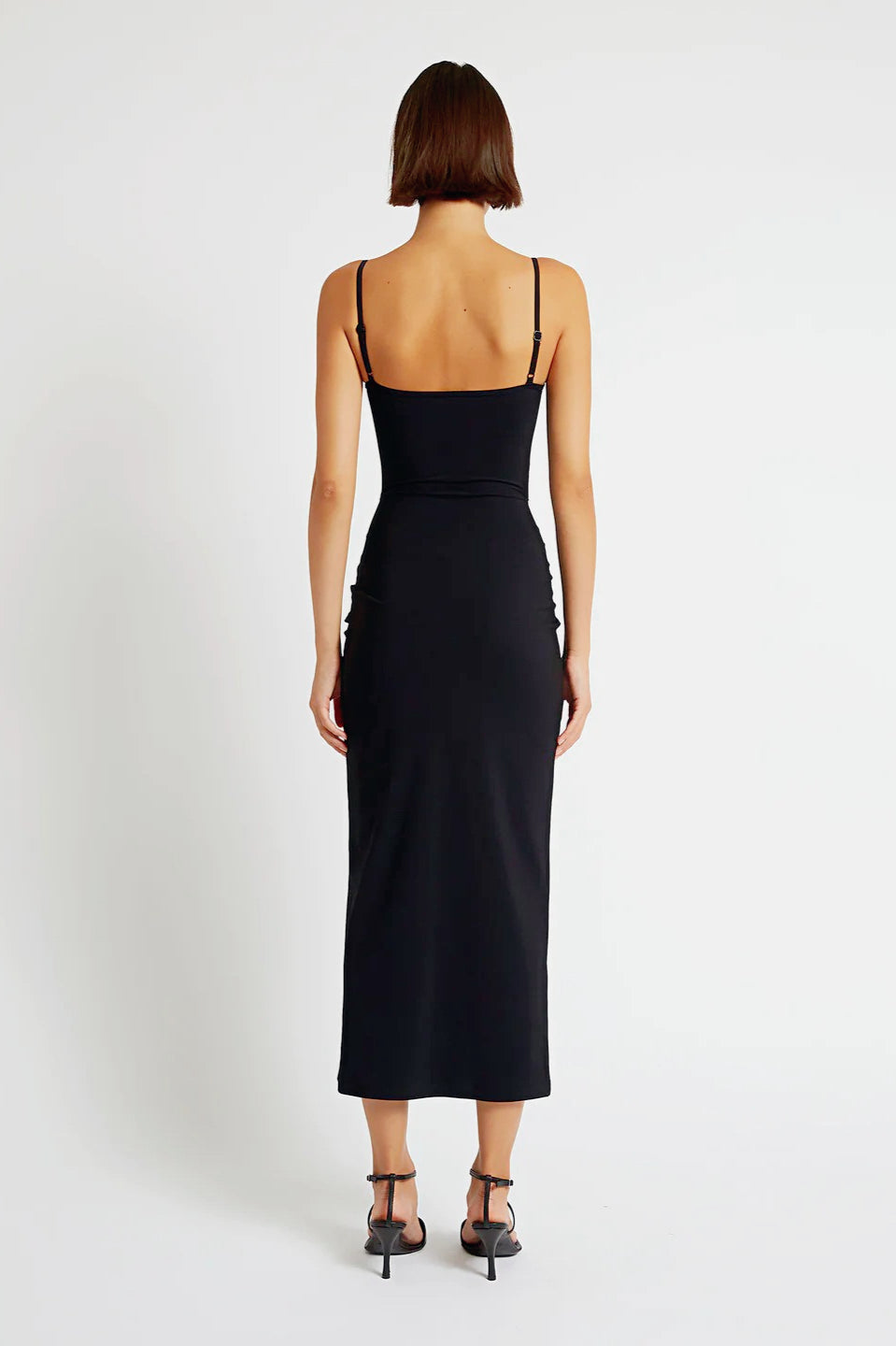 Bandage Knit LowCut Maxi Birthday Dress