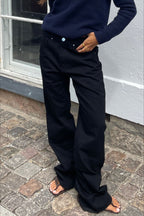 Contrast Patchwork Y2K Retro Star Back Casual Jeans
