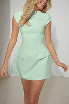 THE CAP SLEEVE MINI DRESS