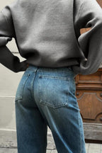 Solid Color Buttoned Sweater