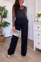 Timeless Pleated Wide-Leg Dense Silk Trousers