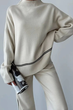 Patchwork Casual Two-piece Set