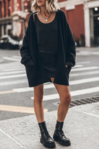 Ready for Fall Knit Long Sleeve Pocket Oversized Cardigan