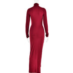 Roma Maxi Dress Maroon