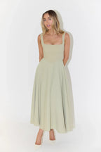 Yade High - Waisted Midi Dress