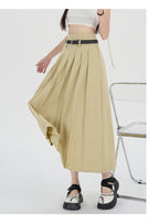 Casual Pleated Skirt