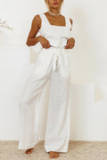 vest sleeveless trousers loose suit
