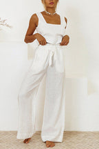 vest sleeveless trousers loose suit