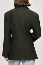 Elevated Relaxed Notch Lapel Blazer