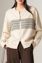 Vintage Jacquard Knit Sweater