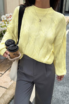 Long Sleeve Knit Base Sweater