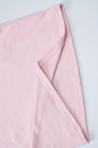 Asymmetrical Neck Long Sleeve Layered Slim Waist Mini Dress