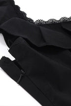 Square Neck Ruffle Mini Dress