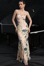 Cami Sleeveless Sequin Embroidered Backless Party Dress
