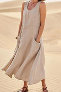 Women's Sleeveless Cotton Dress