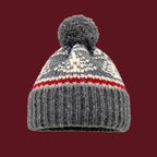 Textured Pom Pom Hat