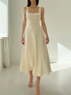 Graciela Minimalist Stylish Midi Dress Designer Edit