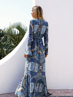Breezeway Patchwork Tiered Boho Maxi Dress FINAL