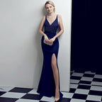Dinner Evening Dress Socialite Long Fishtail Slimming Nightclub Catwalk Annual Meeting Ktv Dress