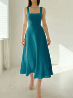 Graciela Minimalist Stylish Midi Dress Designer Edit
