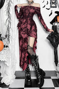Sexy Bardot Gothic Dress