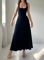 Selene Timeless Reversible Midi Dresses Premium Wardrobe Essential