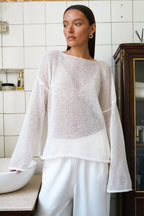 Lightweight Hollow Knit Sweater