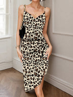 Mara Boutique Leopard Print Bodycon Dress Designer Edit
