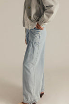 Mid Rise Tapered Vintage Relaxed Jeans